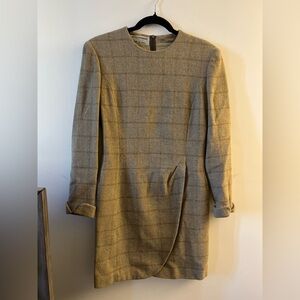 Emporio Armani Vintage Tweed Mini Dress